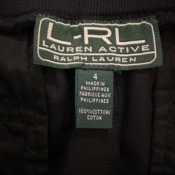Lauren Ralph Lauren Active black utility pants. - Picture 5 of 5
